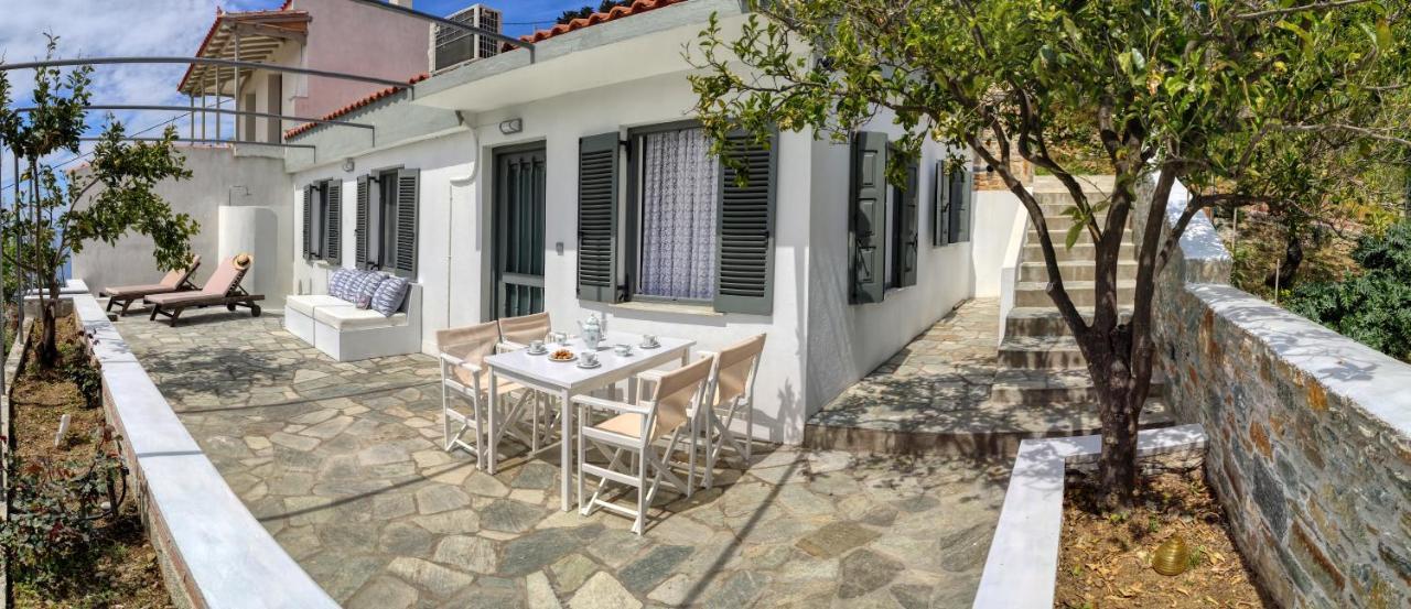 Villa Lemonia Glossa Buitenkant foto