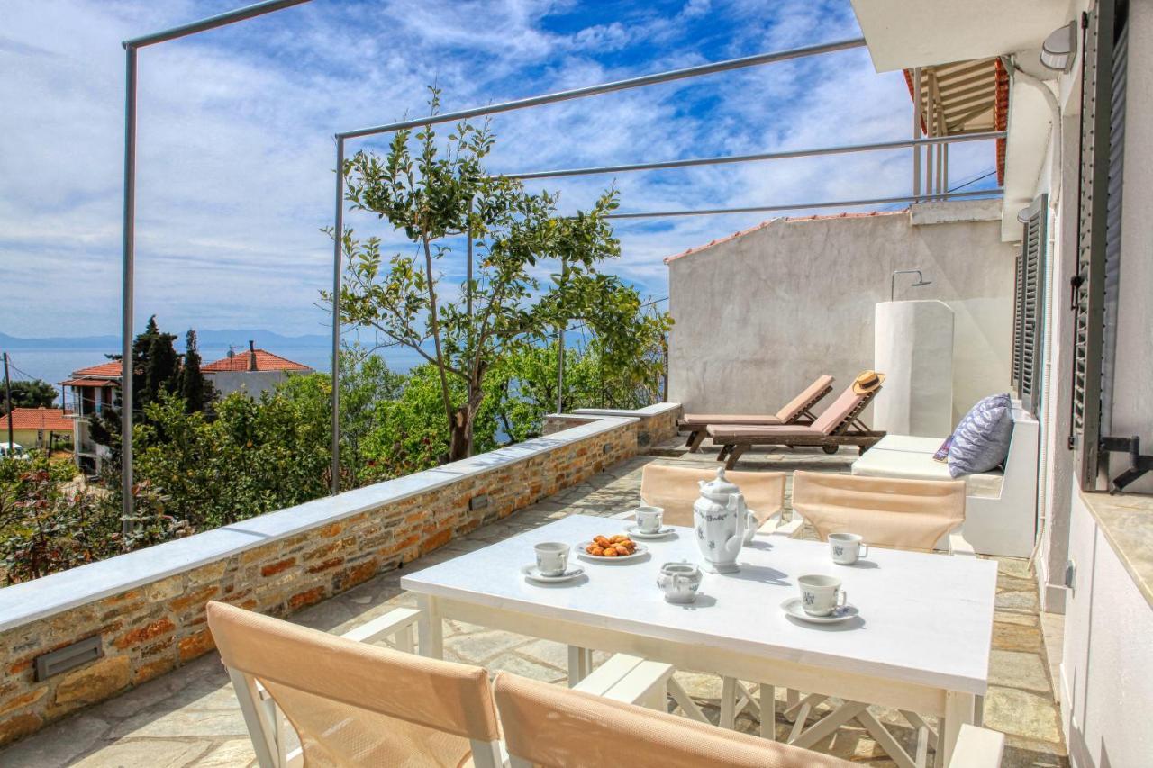 Villa Lemonia Glossa Buitenkant foto